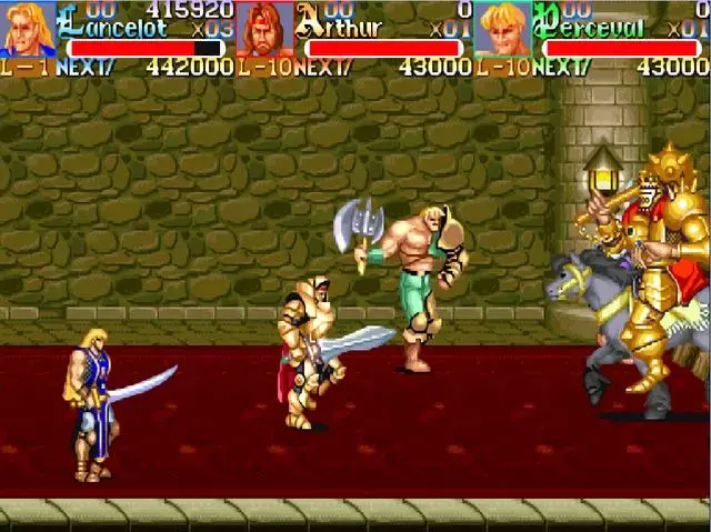 街机游戏圆桌骑士鲜为人知的bug满级直接被降为1级