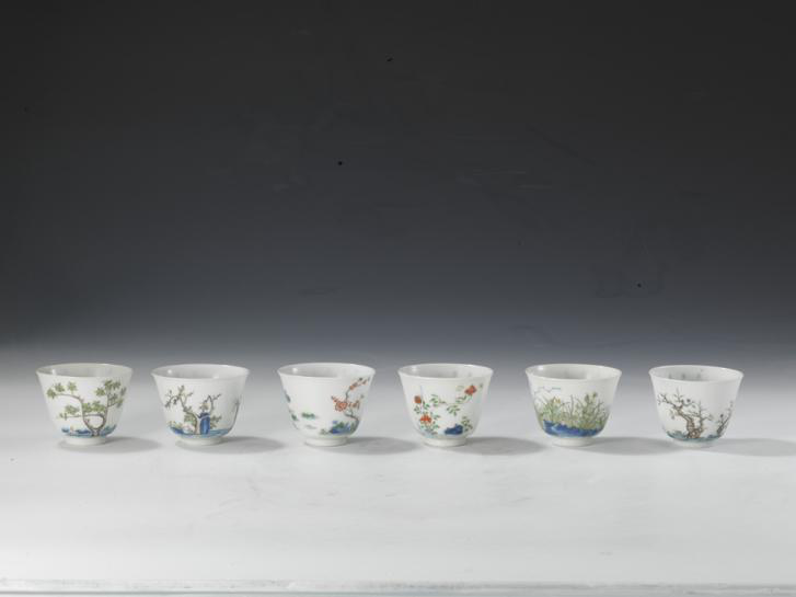 枝生无限月花满自然秋中秋节赏文物天津博物馆藏十二花神杯