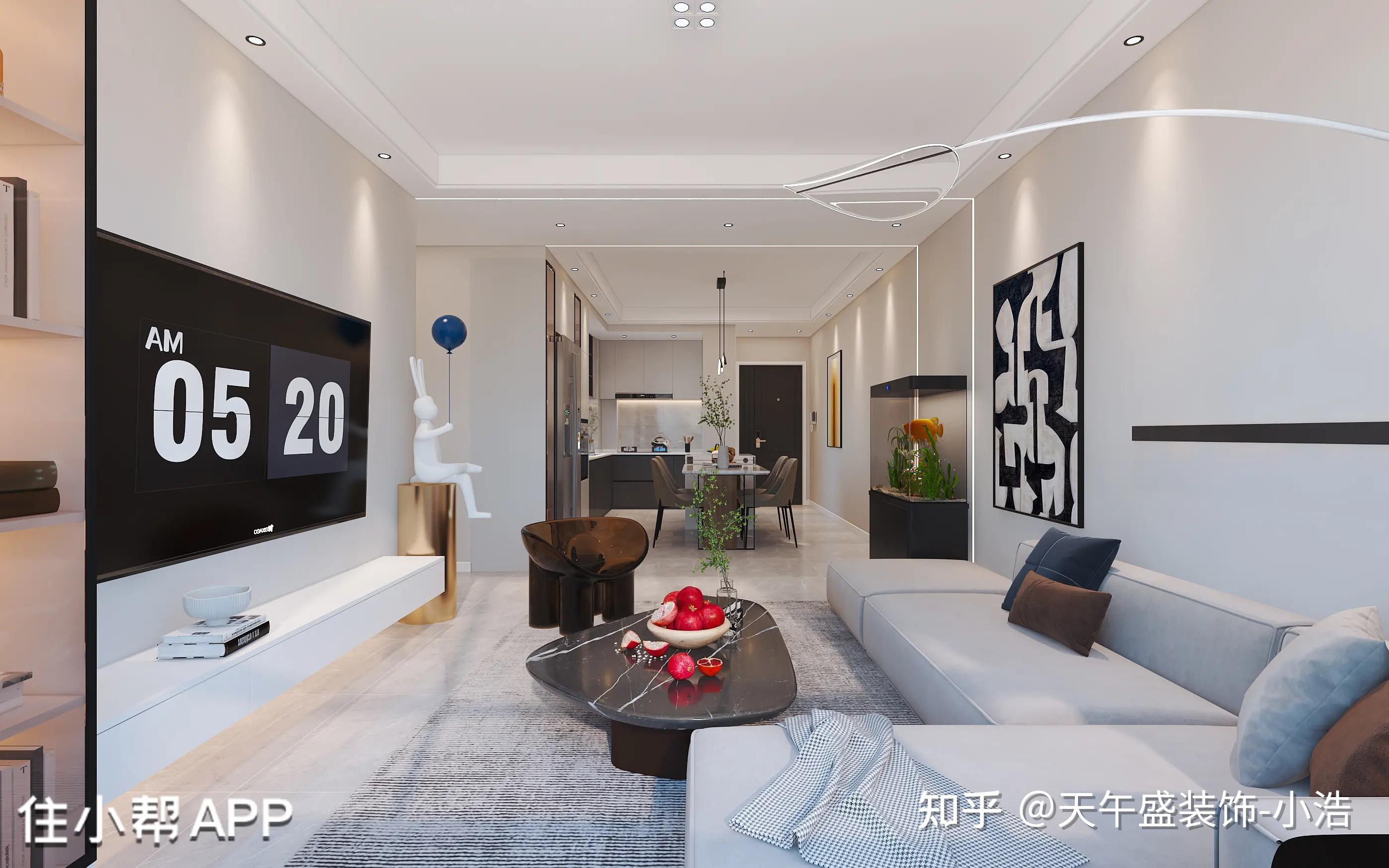 120㎡的现代简约风小家,温馨小家藏着大浪漫! - 知乎