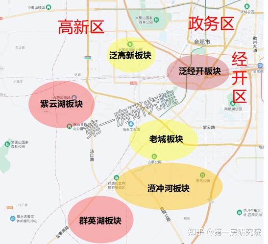 合肥高新区位置地图图片