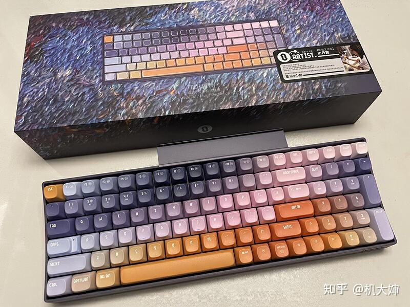 键盘艺术巧联名,氛围俘获你的心,洛斐星河小翘100键机械键盘体验 - 知乎