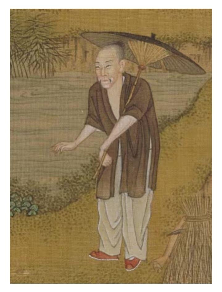 雍正皇帝变装(汉装)画《胤禛行乐图册》 - 知乎