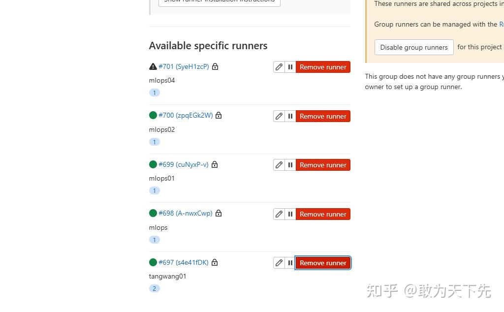 Gitlab runner 