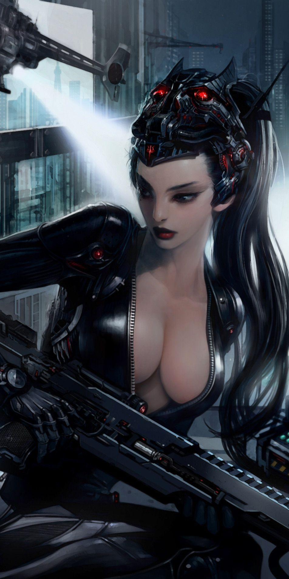 有没有枪和少女结合的壁纸