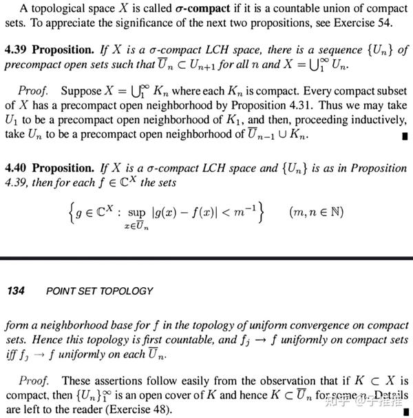 实分析笔记 §4.5 点集拓扑-局部紧豪斯多夫空间 - 知乎