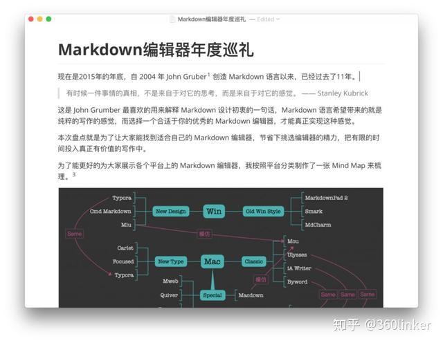 推荐好用的 Markdown 编辑器 - 知乎