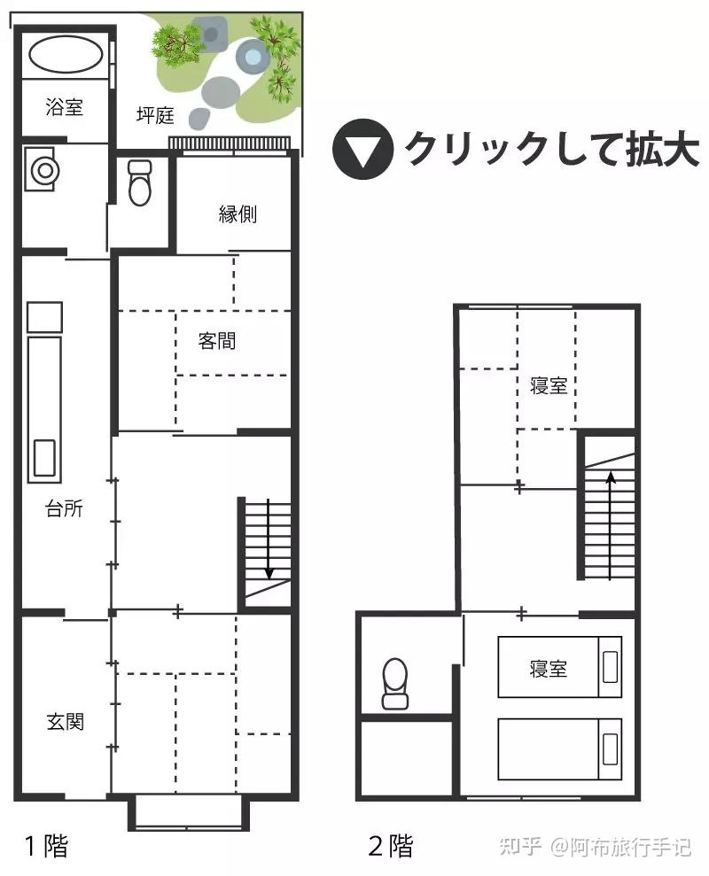 日本传统房子平面图图片