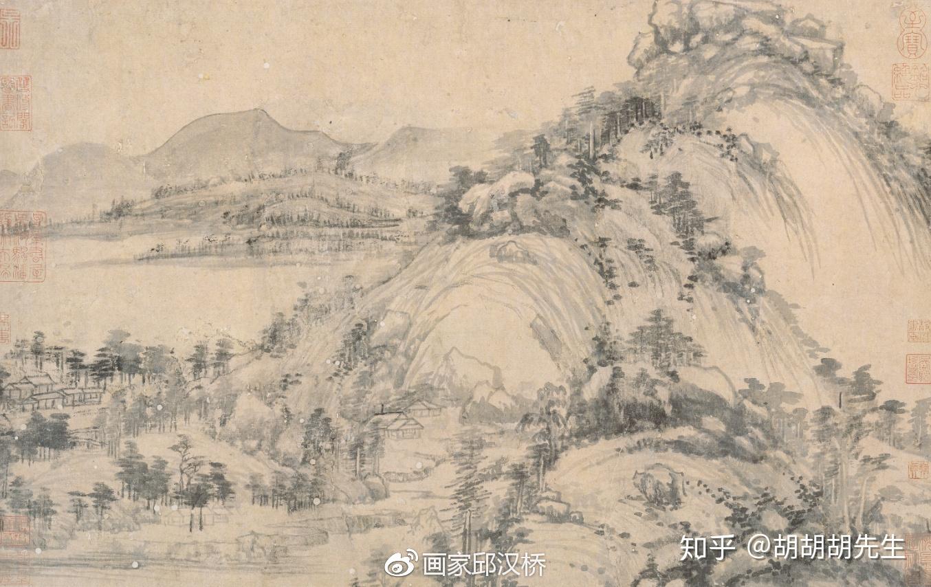 汉桥话画：黄公望《富春山居图》画中之兰亭- 知乎