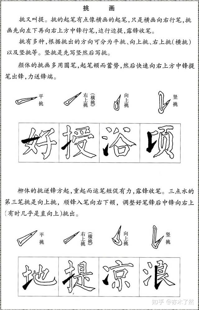 颜真卿和柳公权楷书运笔方式比较 - 知乎