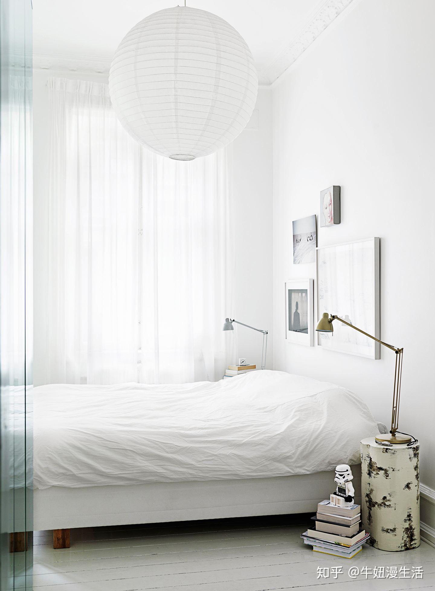 适合夏季的白色卧室