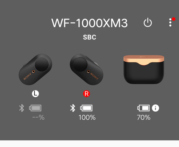 Sonywf1000xm3左耳连接不到，从充电盒拿出来不闪蓝灯，也不会