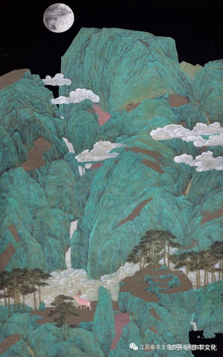 国画名家丨陈明哲笔下独特的形式美感