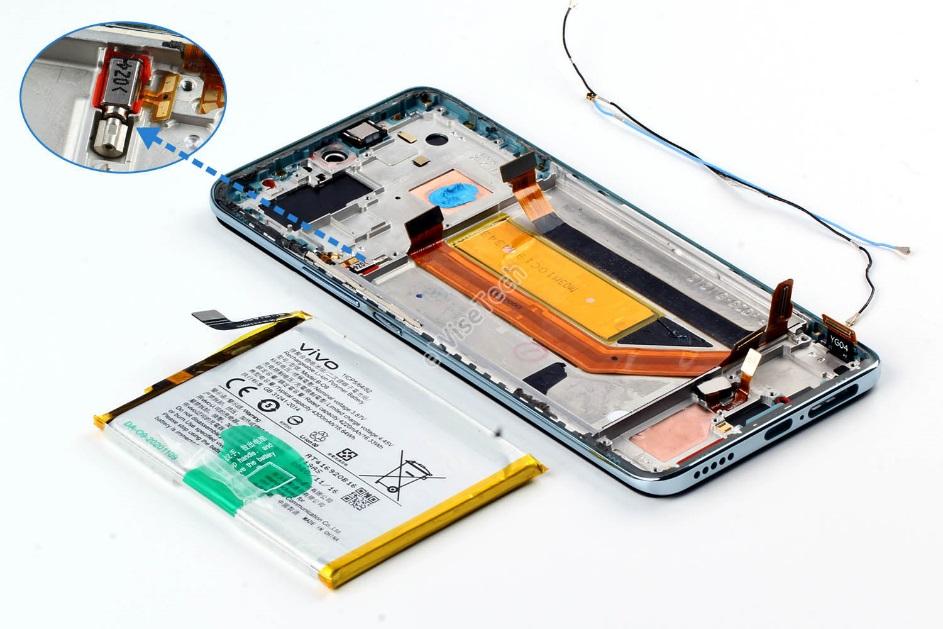 vivox60拆解只看整机bom差点误以为是三星手机
