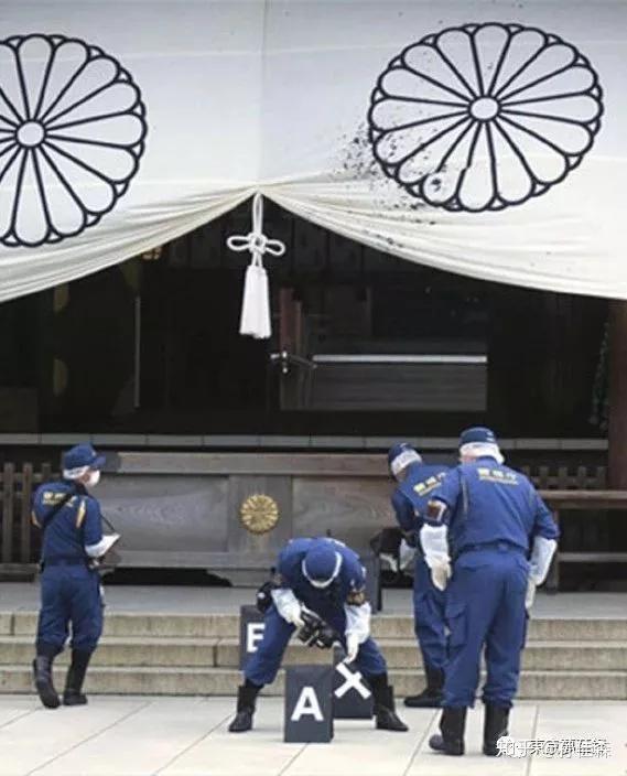 靖国神社泼墨的中国男子无罪释放