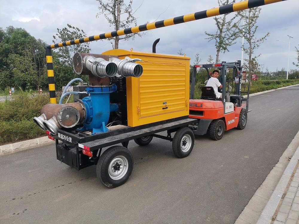 拖挂式防汛排涝车应急移动排水泵车