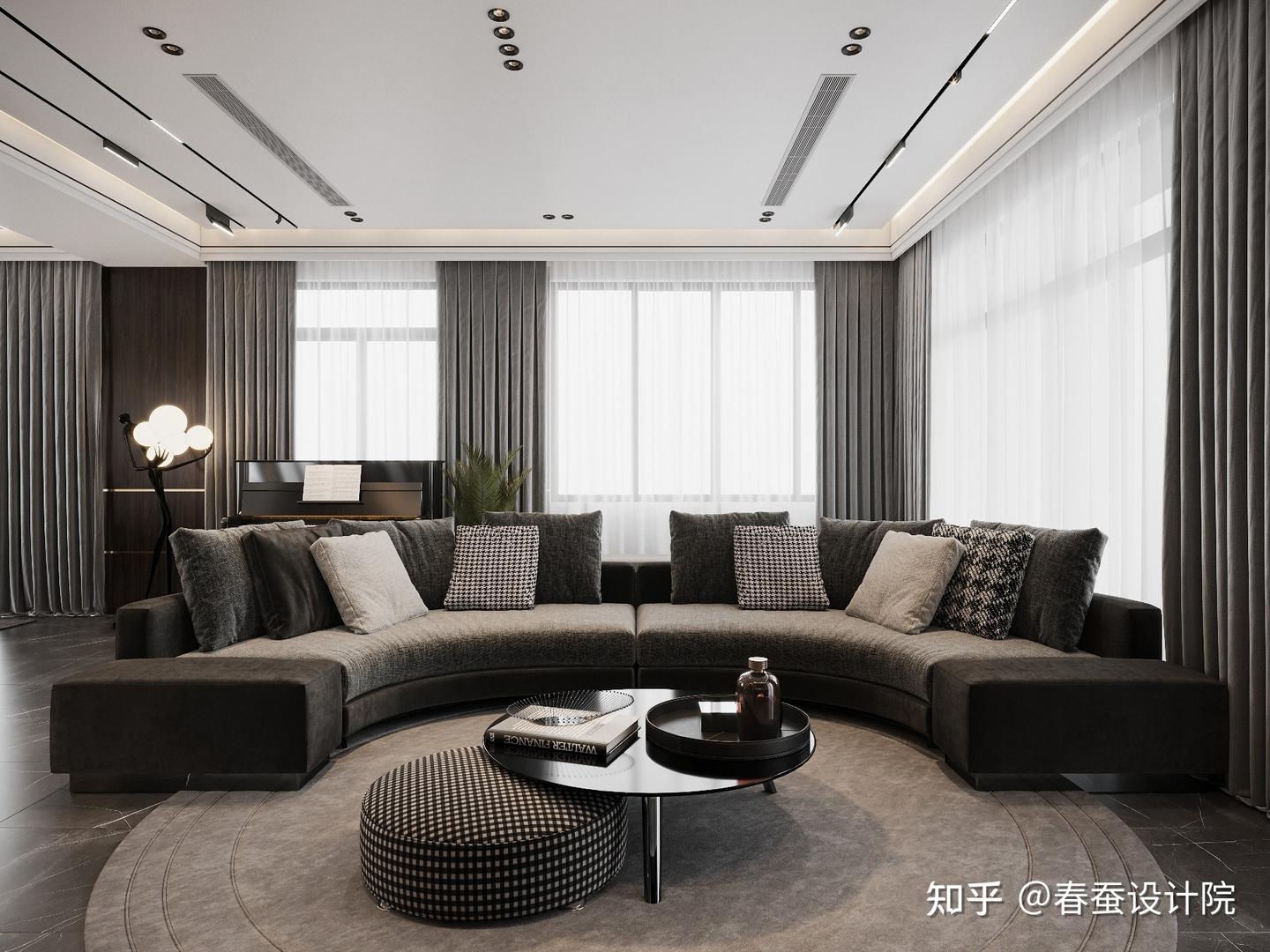 350㎡现代豪华别墅设计！ - 知乎