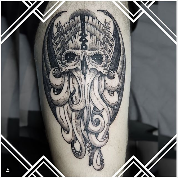 纹身idea丨人类对克苏鲁的具象化永无止境