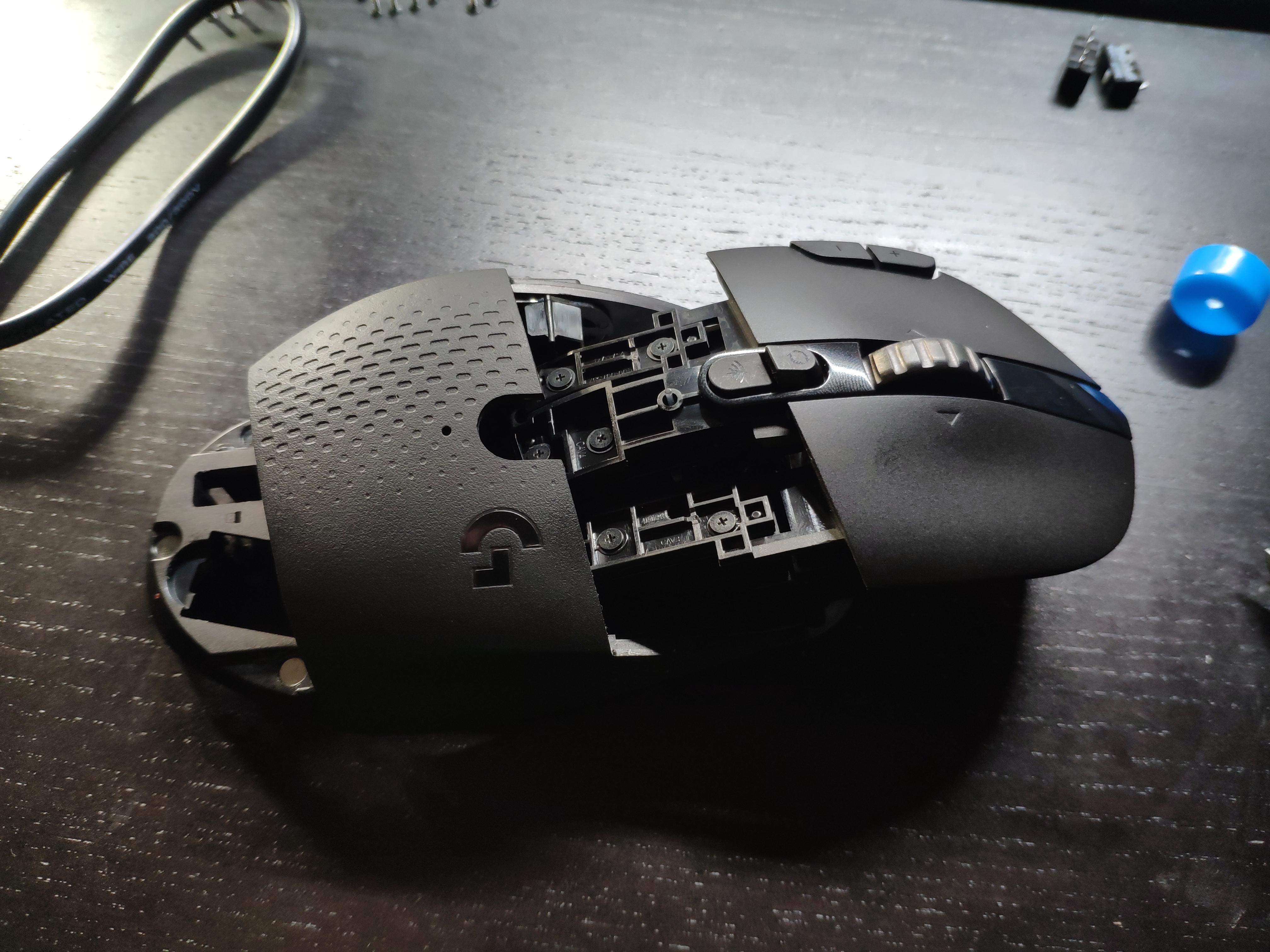 G604 Disassembly 自己动手,告别双击!罗技G604更换微动,拆解记录 - 知乎