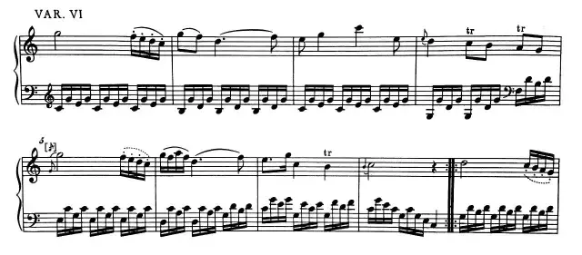 kv.179 可作为带右手节奏配合练习的阿尔贝蒂音型练习kv.