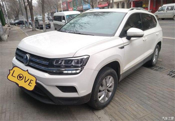 迟来的我的白色途岳提车晒爱车