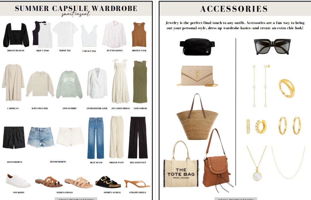 打开博主jasmine的"胶囊衣橱"电子书 和我一起找找通勤穿搭灵感