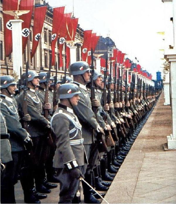 纳粹德国正步图片