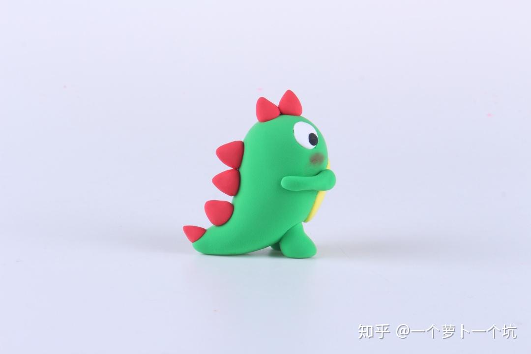 超轻粘土玩法小恐龙