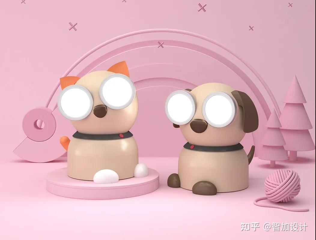 智加设计|可定制拟人化台灯