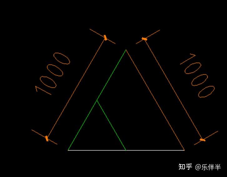 用cad画正三角形