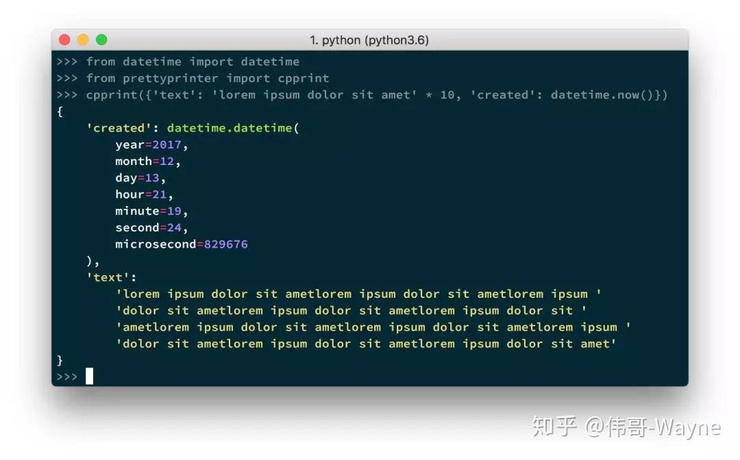 让Python输出更漂亮:PrettyPrinter - 知乎