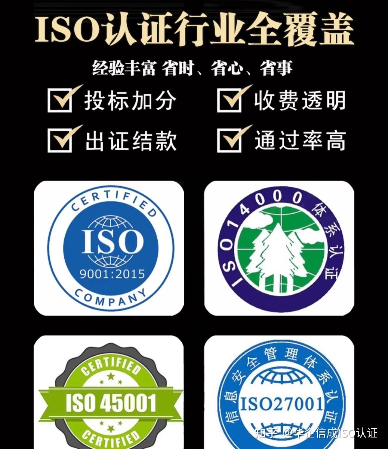 ISO体系证书“带标”与“不带标”区别 - 知乎