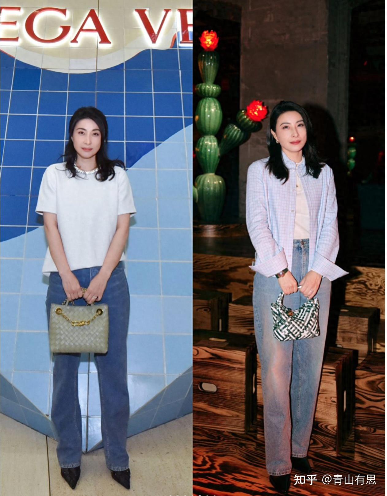 被郭晶晶美到了穿咖色羽绒服低调现身好友展览却难掩好气质