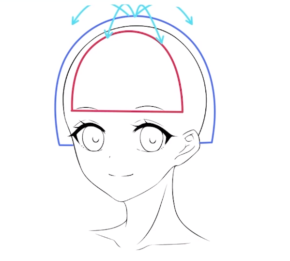 萌新加油站发型的分组理解鬓角的各类画法轻微课一看就绘