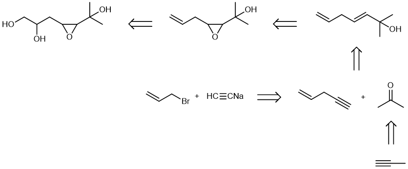 加成,剩下的就是水到渠成了(那个2-甲基-1, 3-丁二烯给了两种合成方法