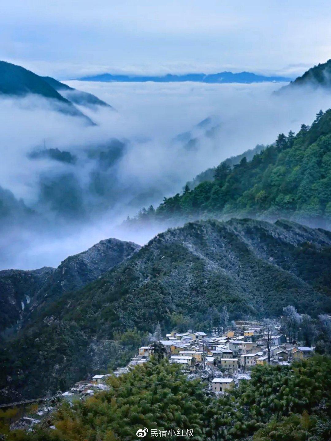 丽水松阳人均200就能住过云山居650海拔上看云海翻滚