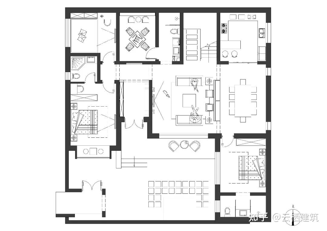 适合l型宅基地的10款现代别墅设计,这样建即好看又实用