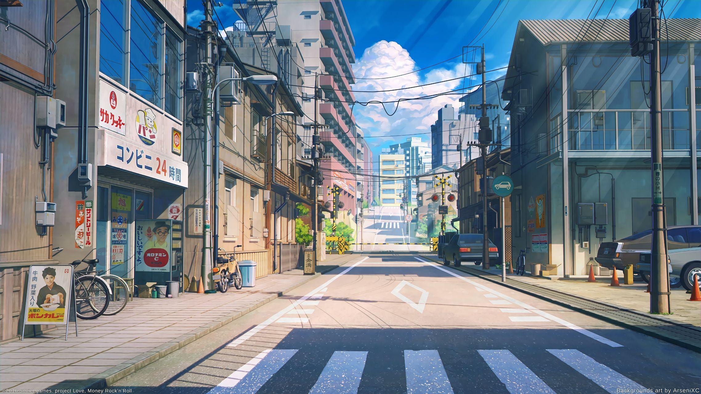 电脑壁纸日风