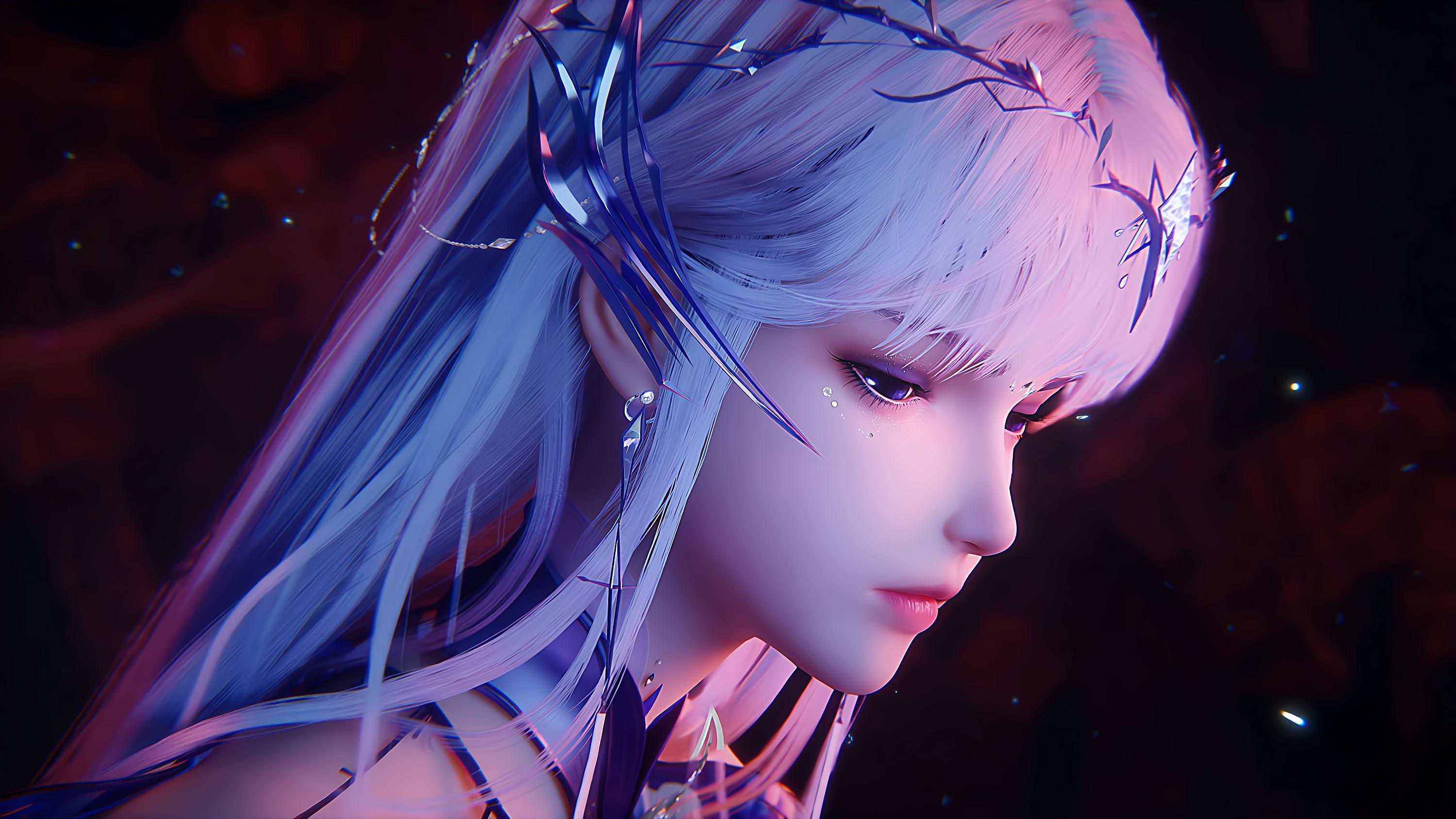 《神印王座》圣采儿神眷觉醒仙气电脑壁纸