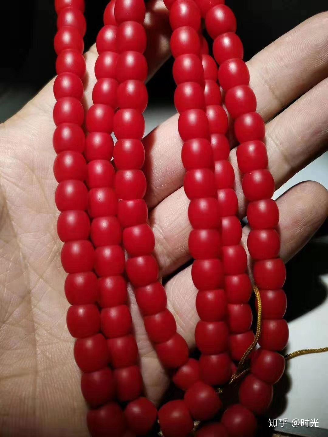 西藏藏传清代老血巴手串