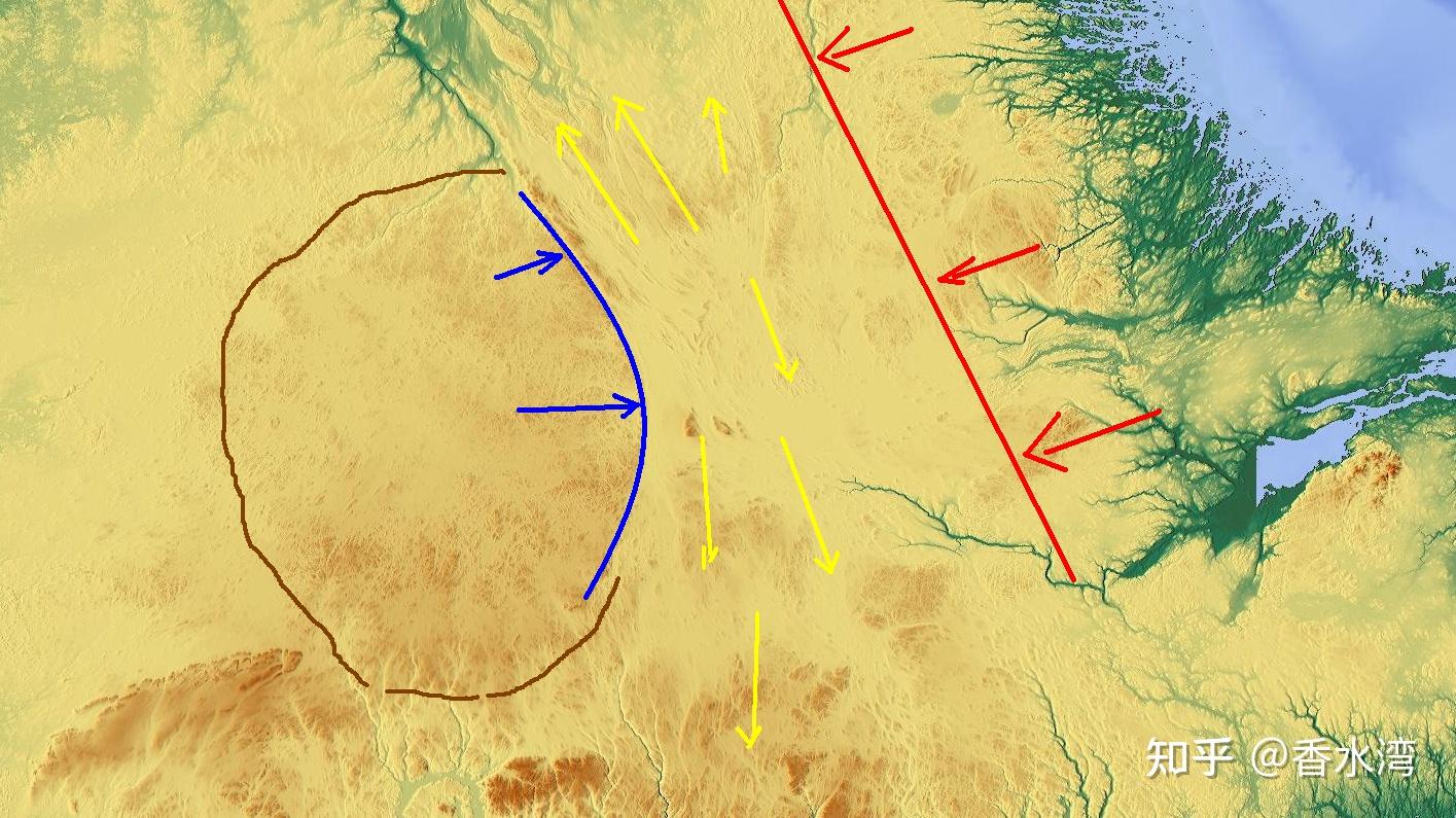 北美东北侧的成因及地形细节特征分析 - 知乎