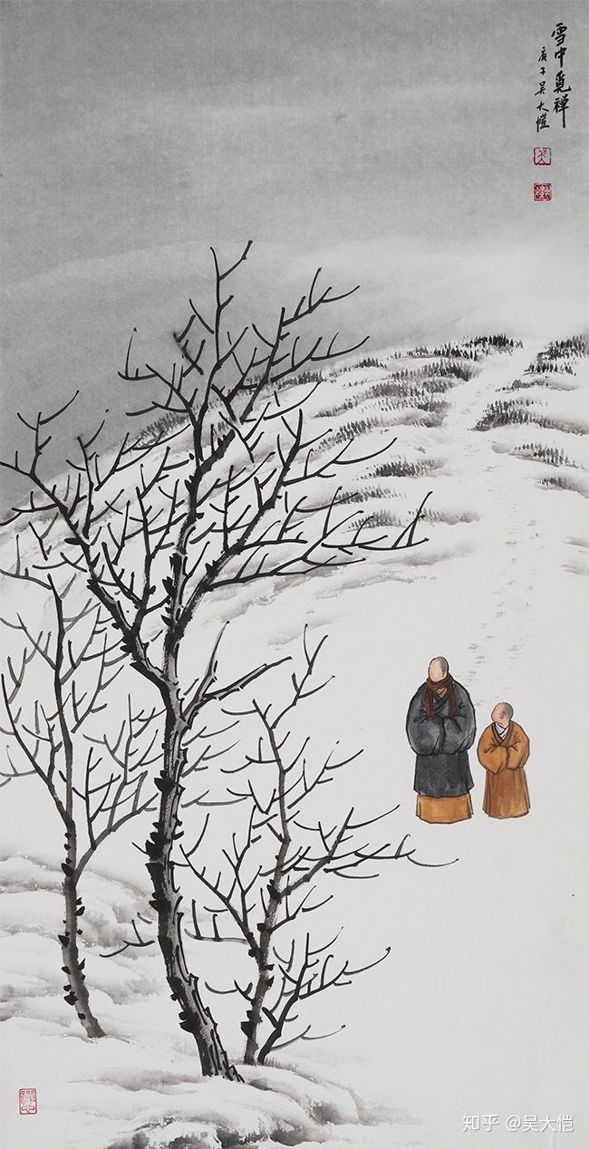 繁华过后的沉寂中,赏雪听风的脚步,轻盈,细密.