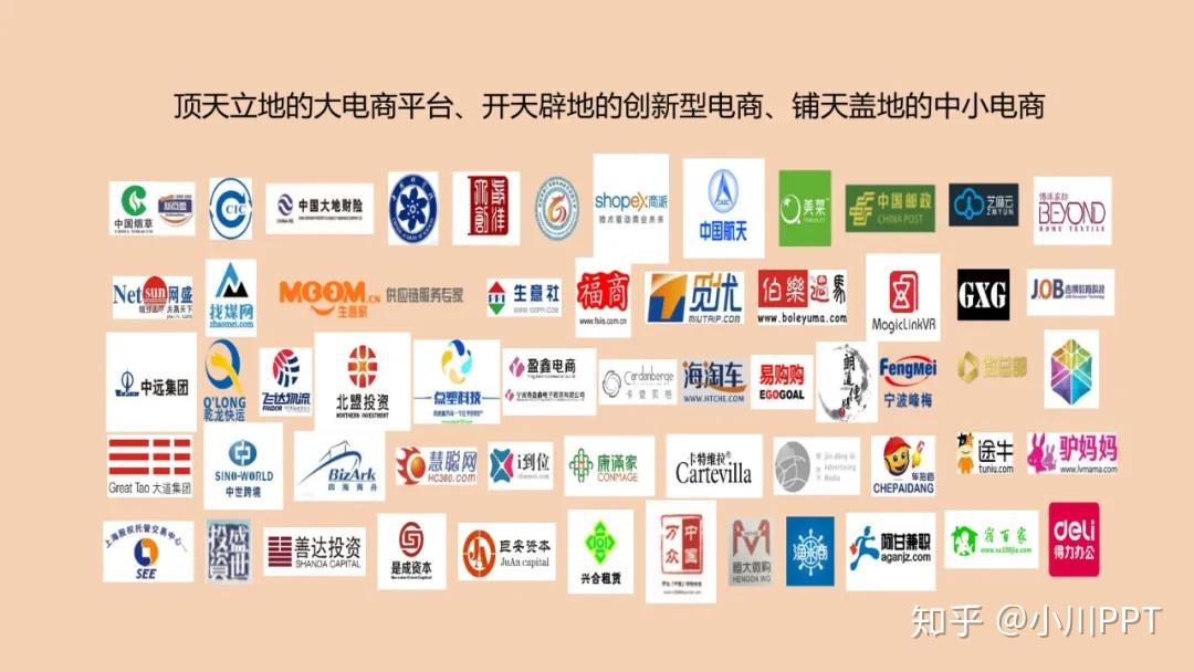 PPT中，多个logo的页面这样排版才好看！ - 知乎