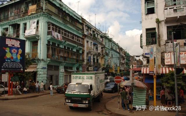 缅甸果敢老街现状图片