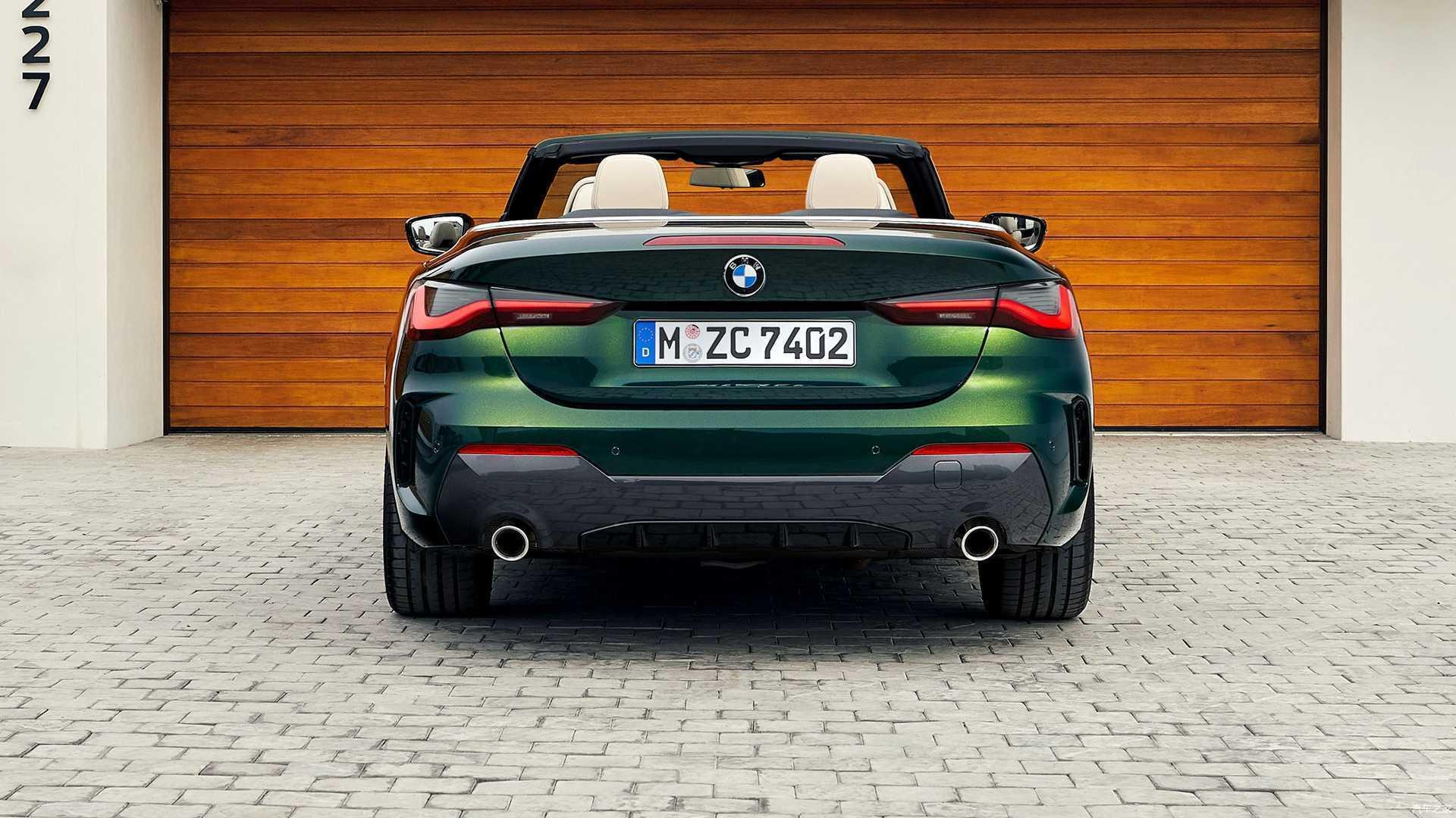 采用软顶敞篷结构全新一代宝马4系敞篷版官图发布