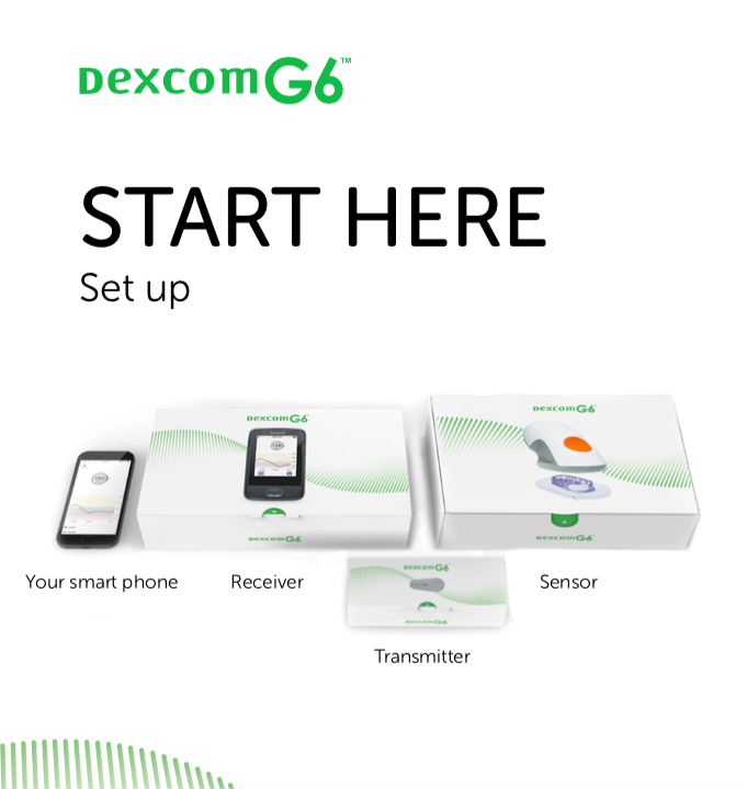 dexcom德康g6的初次设置及使用说明