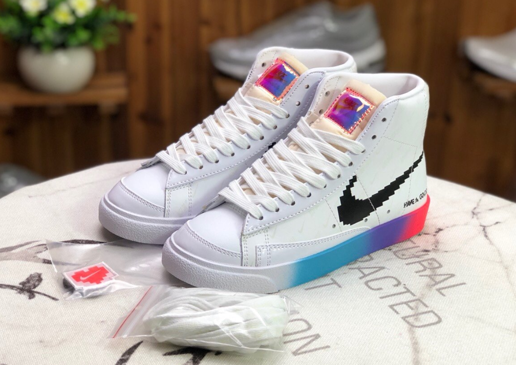 每日一荐nikeblazer高帮开拓者电玩像素