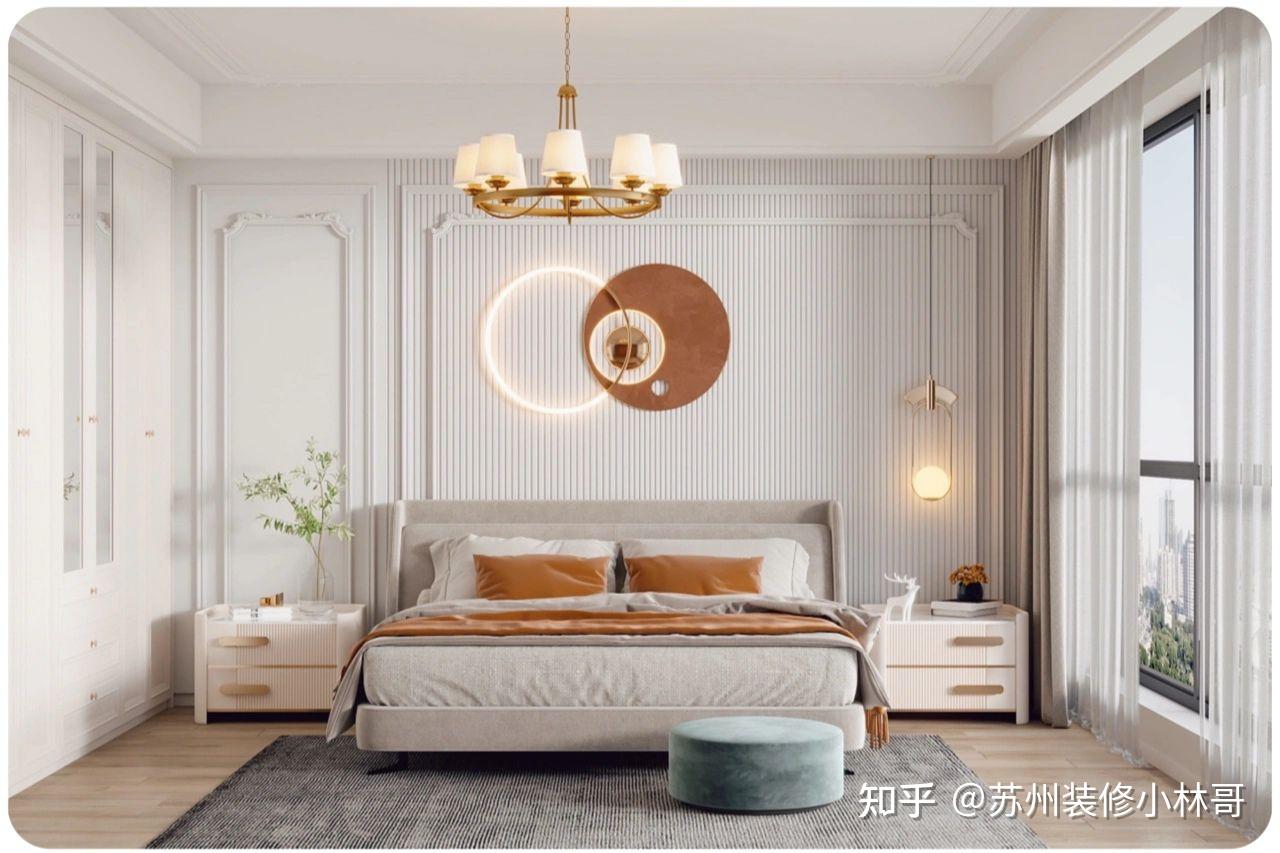 【苏州装修】90㎡ 硬装8W 打造梦想中的奶油法式家! - 知乎