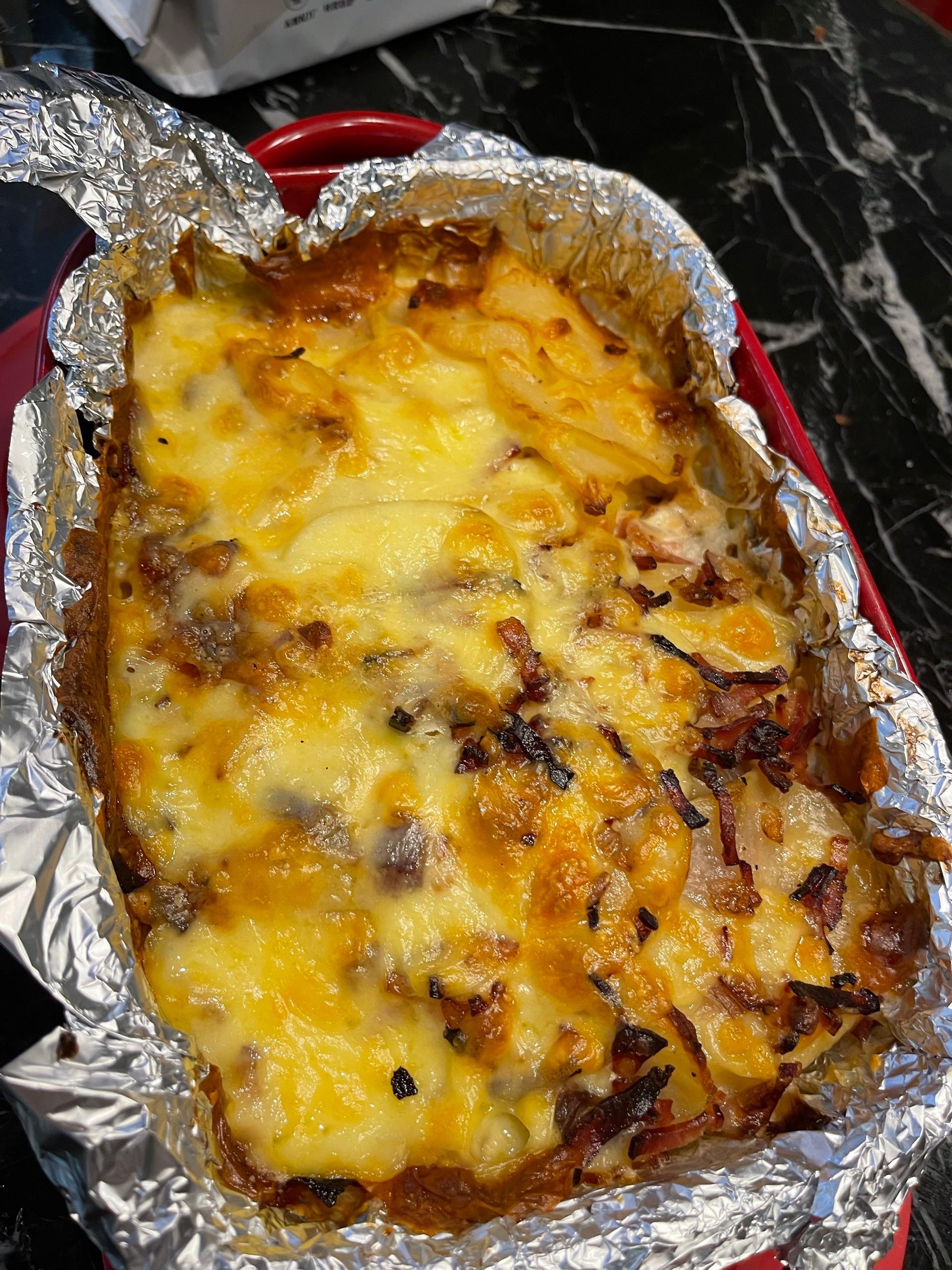 爱吃芝士别错过五步学会法式芝士焗土豆简单高级又好吃