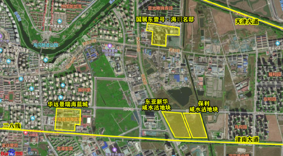 海教园国展西咸水沽热门板块拿地double