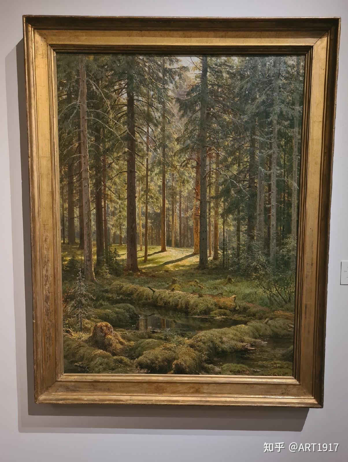 19世纪俄国巡回展览画派最具代表性的风景画家希施金的作品展